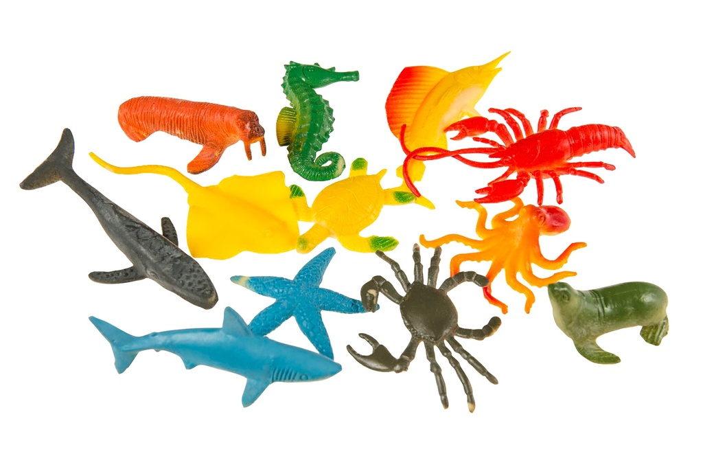 Sea animals Set, 12 pieces-assorted/original