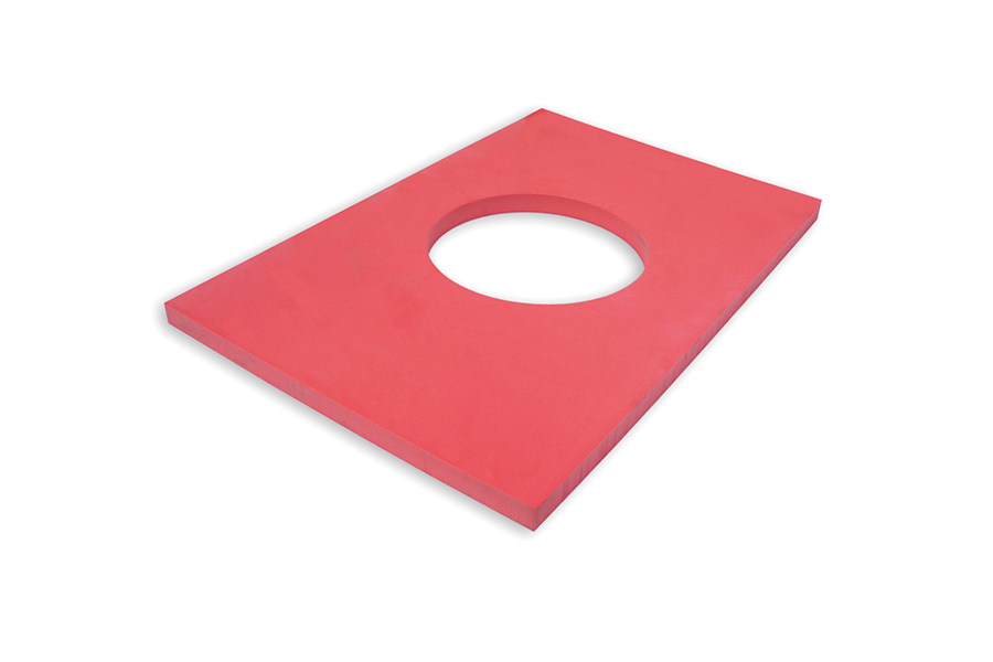 Mat with hole - 150x100x6cm
