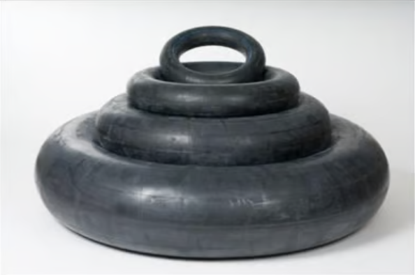 Rubber opblaasband, ca. 60 cm
