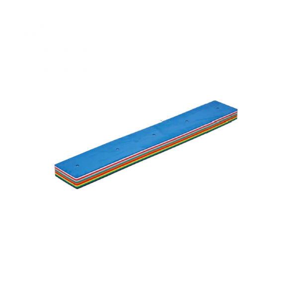 Barre rectangulaire avec 5 trous Ø 30 mm 185 X 29 X 10