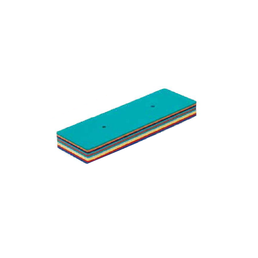 Rectangular bar with 2 holes Ø 30 mm 90 X 29 X 10