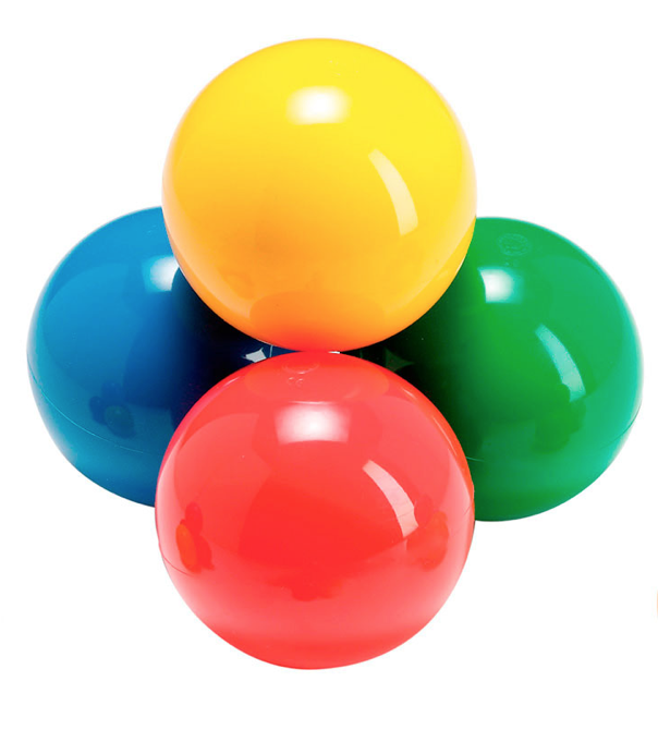 Freeball gymnic - 125mm - set van 4pcs