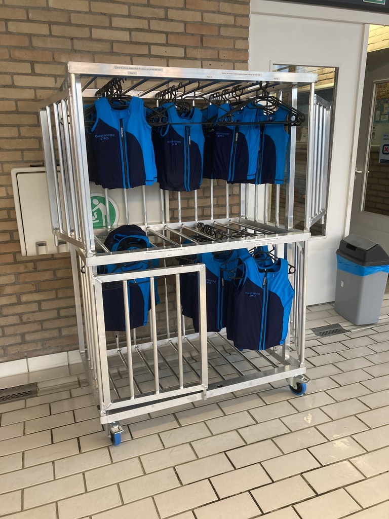 Aluminium kar met wielen
