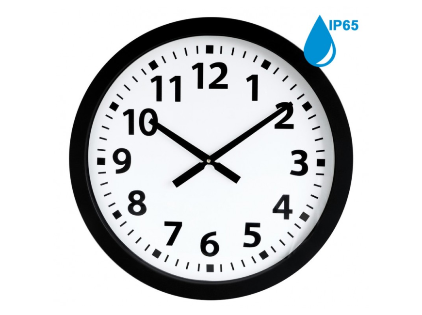 Klok voor zwembaden - PVC glas