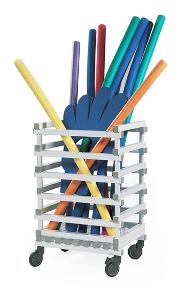 Plastic Storage Trolley for Sports Equipment