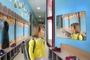 Platte spiegel voor Sanitaire ruimte - Plexi - 400 x 400mm - 5mm