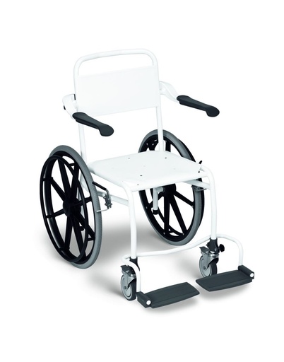 [LILI2142.0004-02] Rolstoel RVS gecoat wit