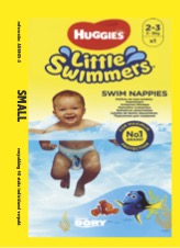 [AU6905-S] zwempamper little swimmer individueel verpakt - S