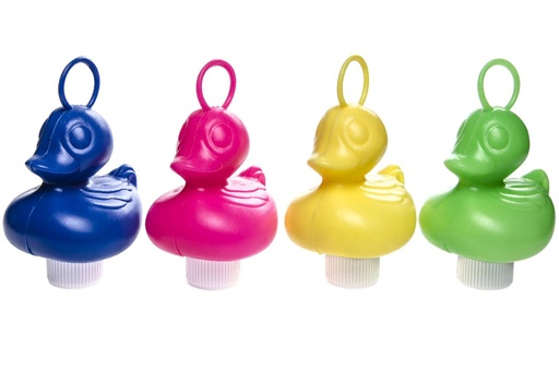 [LG3677] 16 Vis eendjes 8cm - diverse kleuren