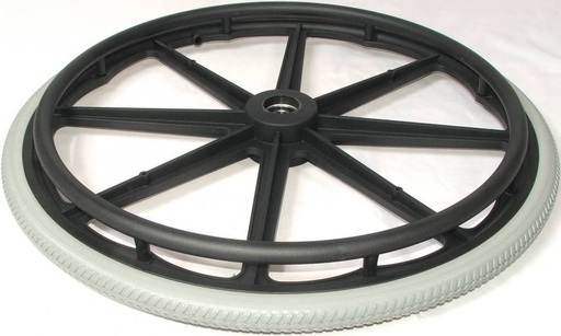 [LILI0121.9130-00] Wiel 24" kunststof met hoepel en massieve band