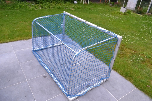 [MP1508080] waterpolodoel aluminium 150x80x80cm met drijvers