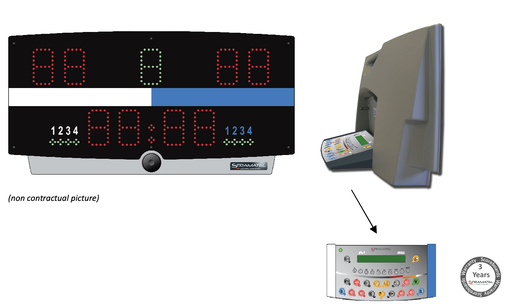 [ST-WTOP/S] Draagbare display waterpolo - 220V - indoor pool - Readablility 35m - Digits 9cm