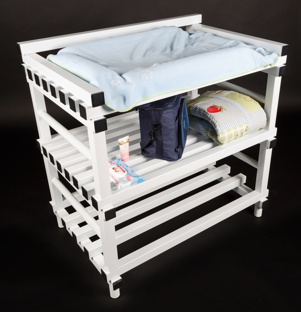 [DECB85 3N ] BABY DRESSING TABLE 3 LEVELS 850X580X900H MM 