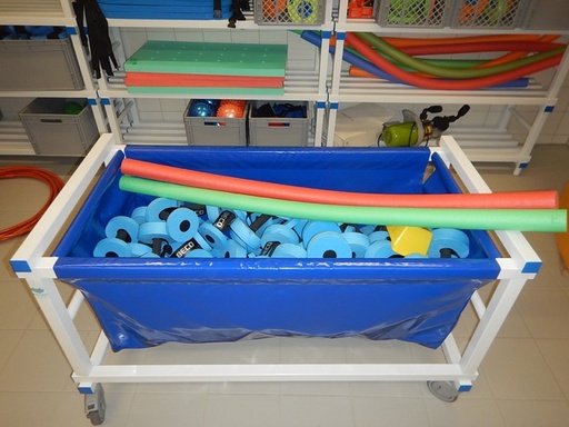 [DEPVC] Didactic material trolley with PVC Tarp