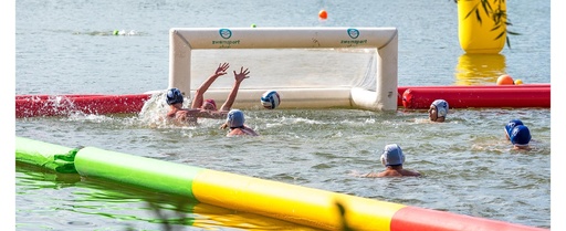 [GZWAT-005] Beach Waterpolo Goal - Opblaasbaar 2,5x0,8m