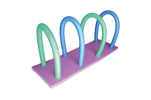 [GOD184] Floating mat with holes ‘Tunnel’ - Noodles included