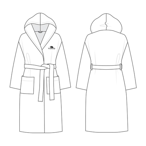 [C55563] Terrycloth Bathrobe