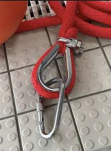 [OL52281] Eindbevestigingsset voor scheidingslijn Special, per set